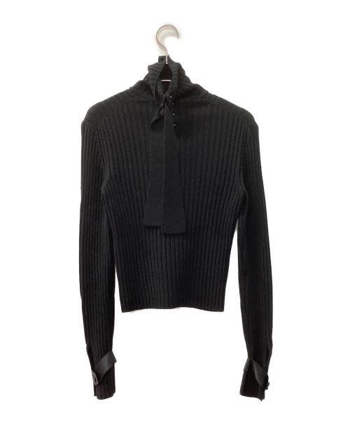 CHANEL（シャネル）CHANEL (シャネル) リブタートルネックニット ブラック サイズ:38の古着・服飾アイテム