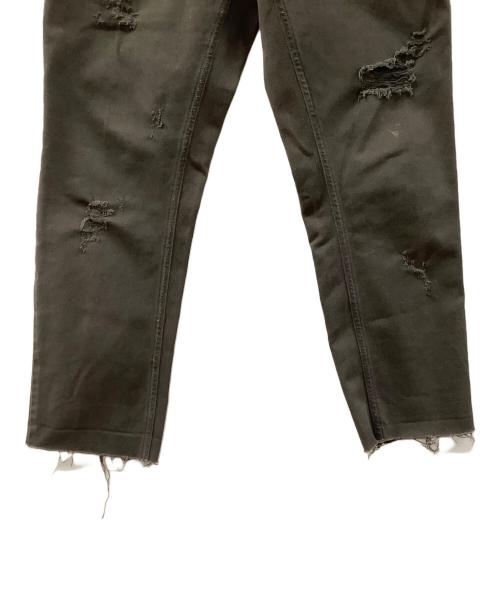 DOLCE & GABBANA（ドルチェ＆ガッバーナ）DOLCE & GABBANA (ドルチェ＆ガッバーナ) ダメージデニムパンツ ブラウン サイズ:46の古着・服飾アイテム