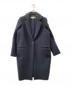 ENFOLDエンフォルド）の古着「ウールチェスターコート」｜ネイビー