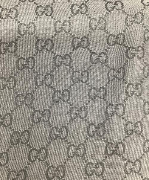 GUCCI（グッチ）GUCCI (グッチ) 大判ストール グレーの古着・服飾アイテム