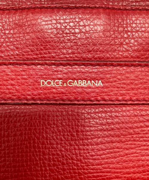 DOLCE & GABBANA（ドルチェ＆ガッバーナ）DOLCE & GABBANA (ドルチェ＆ガッバーナ) トートバッグ レッドの古着・服飾アイテム