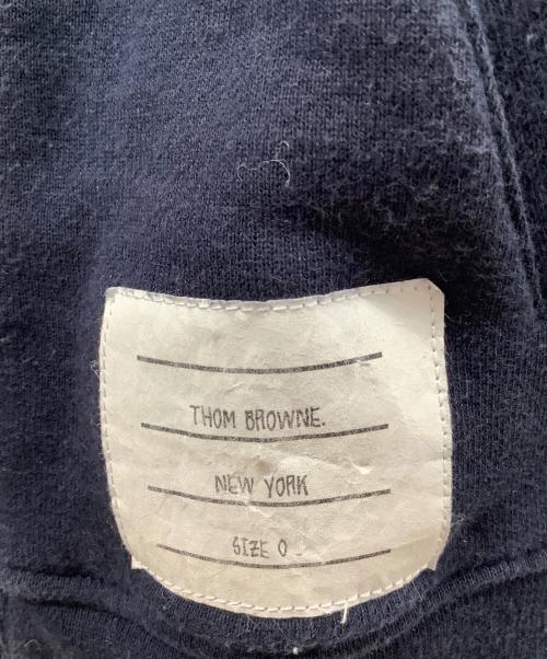 Thom Browne（トムブラウン）Thom Browne (トムブラウン) 4BAR グラフィックフーディ ネイビーの古着・服飾アイテム