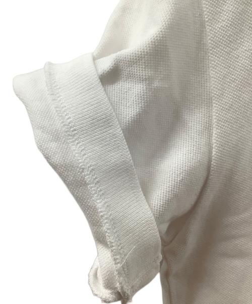 PLAY COMME des GARCONS（プレイコムデギャルソン）PLAY COMME des GARCONS (プレイ コムデギャルソン) ポロシャツ ホワイト サイズ:Sの古着・服飾アイテム