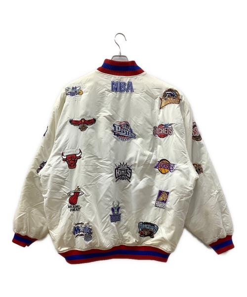 UNIQUE（ユニーク）UNIQUE (ユニーク) スタジャン ホワイト サイズ:3XLの古着・服飾アイテム