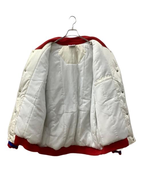 UNIQUE（ユニーク）UNIQUE (ユニーク) スタジャン ホワイト サイズ:3XLの古着・服飾アイテム