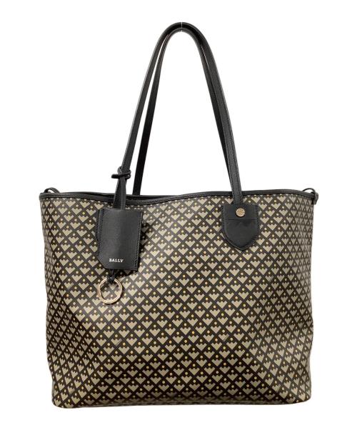BALLY（バリー）BALLY (バリー) トートバッグ ブラック×グレーの古着・服飾アイテム