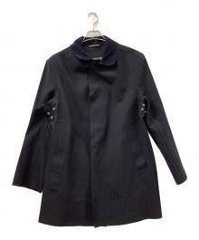 MACKINTOSH（マッキントッシュ）の古着「ゴム引きコート」｜ネイビー