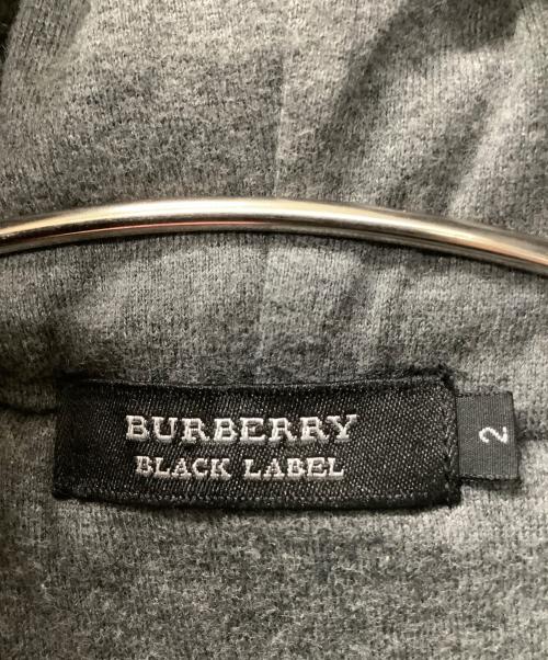 BURBERRY BLACK LABEL（バーバリーブラックレーベル）BURBERRY BLACK LABEL (バーバリーブラックレーベル) 中綿フーデッドニットベスト ネイビー サイズ:2の古着・服飾アイテム