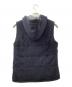 BURBERRY BLACK LABEL (バーバリーブラックレーベル) 中綿フーデッドニットベスト ネイビー サイズ:2：12000円