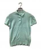 CHANELシャネル）の古着「ゴールドボタン ココマーク」｜スカイブルー