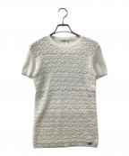 CHANELシャネル）の古着「15P絞りメッシュ」｜ホワイト