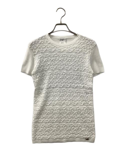 CHANEL（シャネル）CHANEL (シャネル) 15P絞りメッシュ ホワイト サイズ:40の古着・服飾アイテム