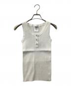 CHANELシャネル）の古着「タンクトップ」｜ホワイト