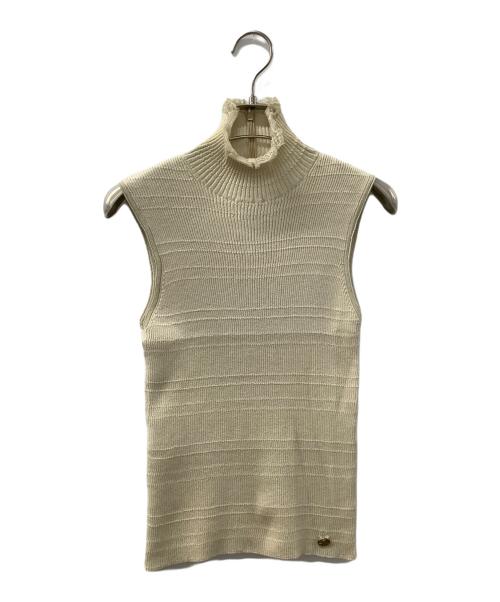 CHANEL（シャネル）CHANEL (シャネル) ラメニット ベージュ サイズ:38の古着・服飾アイテム