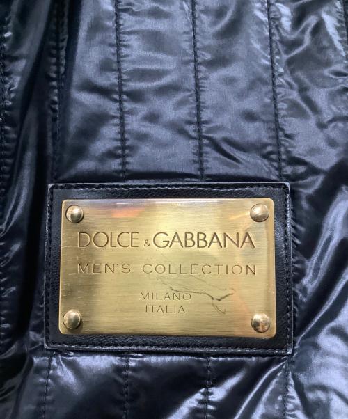 DOLCE & GABBANA（ドルチェ＆ガッバーナ）DOLCE & GABBANA (ドルチェ＆ガッバーナ) 切替ジャケット ブラック サイズ:52の古着・服飾アイテム