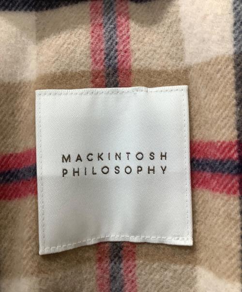 MACKINTOSH PHILOSOPHY（マッキントッシュ フィロソフィー）MACKINTOSH PHILOSOPHY (マッキントッシュ フィロソフィー) ライナーチェックコットンギャバジントレンチコート ベージュ サイズ:38の古着・服飾アイテム