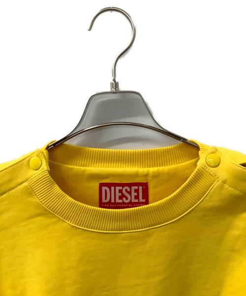 DIESEL（ディーゼル）DIESEL (ディーゼル) スウェットワンピース イエロー サイズ:Lの古着・服飾アイテム