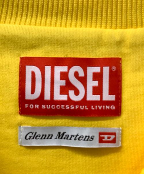 DIESEL（ディーゼル）DIESEL (ディーゼル) スウェットワンピース イエロー サイズ:Lの古着・服飾アイテム