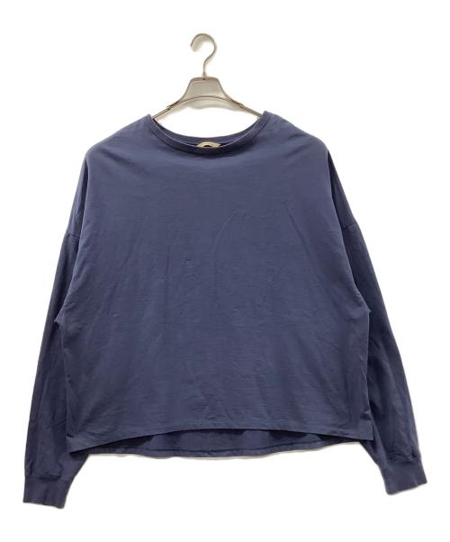 Curensology（カレンソロジー）Curensology (カレンソロジー) 長袖カットソー ブルー サイズ:Fの古着・服飾アイテム