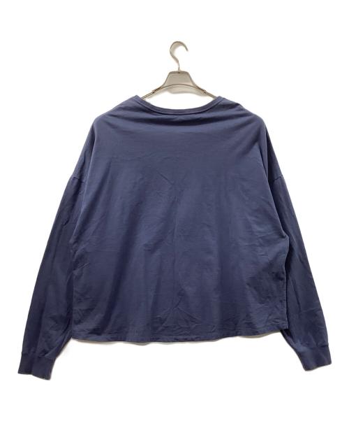 Curensology（カレンソロジー）Curensology (カレンソロジー) 長袖カットソー ブルー サイズ:Fの古着・服飾アイテム