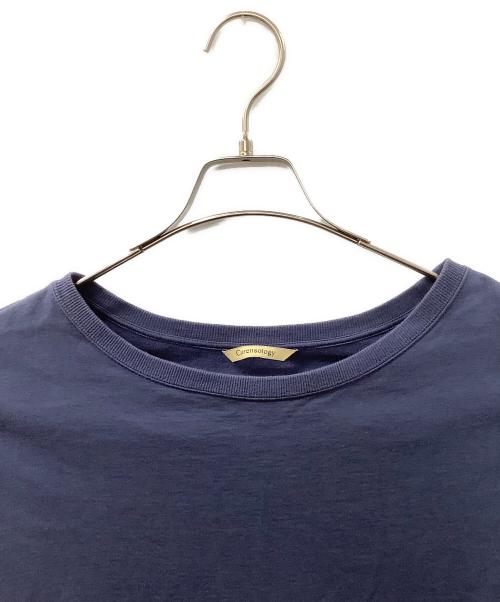 Curensology（カレンソロジー）Curensology (カレンソロジー) 長袖カットソー ブルー サイズ:Fの古着・服飾アイテム