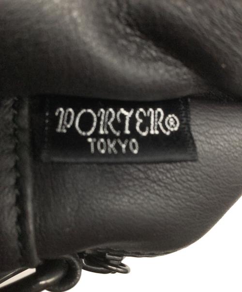 PORTER（ポーター）PORTER (ポーター) レザーブリーフケース ブラックの古着・服飾アイテム