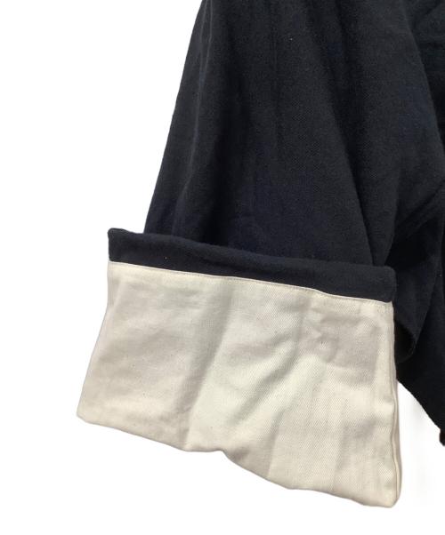 GROUND Y（グラウンドワイ）GROUND Y (グラウンドワイ) ジップアップレイヤードマントコート ブラック サイズ:3の古着・服飾アイテム