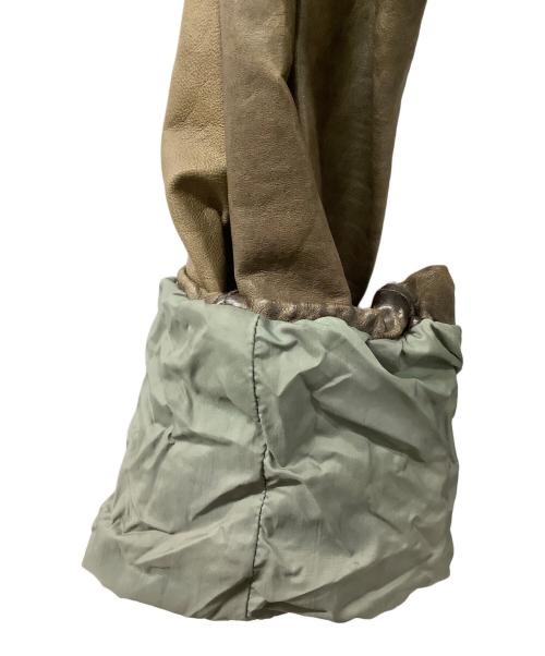 GIORGIO BRATO（ジョルジョブラッド）GIORGIO BRATO (ジョルジョブラッド) ラムレザージャケット カーキ サイズ:46の古着・服飾アイテム