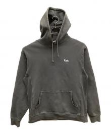 KITH（キス）の古着「スモールロゴフーディースウェットパーカー」｜グレー