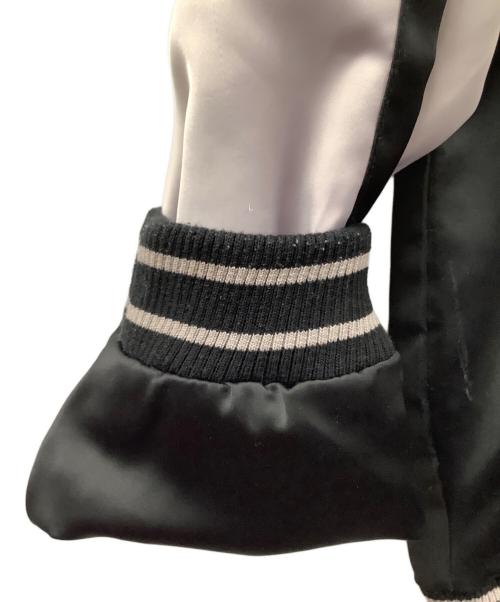 錦（ニシキ）錦 (ニシキ) エヴァンゲリオン (エヴァンゲリオン) 刺繍スカジャン グレー×ブラック サイズ:Lの古着・服飾アイテム