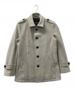 BURBERRY BLACK LABELバーバリーブラックレーベル）の古着「ウールコート」｜グレー