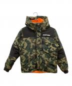 Schottショット）の古着「2TONE SNORKEL DOWN PARKA CAMO」｜カーキ