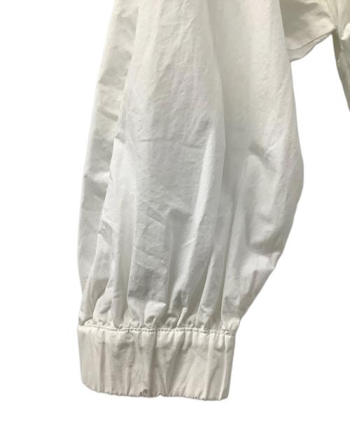 ENFOLD（エンフォルド）ENFOLD (エンフォルド) ソフトタイプライターカーブアームドレス ホワイト サイズ:38の古着・服飾アイテム