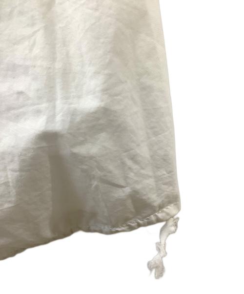 ENFOLD（エンフォルド）ENFOLD (エンフォルド) ソフトタイプライターカーブアームドレス ホワイト サイズ:38の古着・服飾アイテム