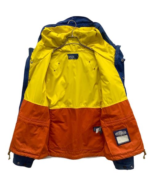 POLO RALPH LAUREN（ポロ・ラルフローレン）POLO RALPH LAUREN (ポロ・ラルフローレン) マウンテンパーカー ブルー×オレンジ サイズ:Sの古着・服飾アイテム