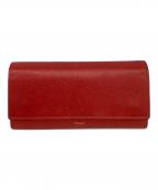 CELINEセリーヌ）の古着「長財布」｜レッド