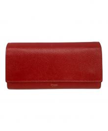 CELINE（セリーヌ）の古着「長財布」｜レッド