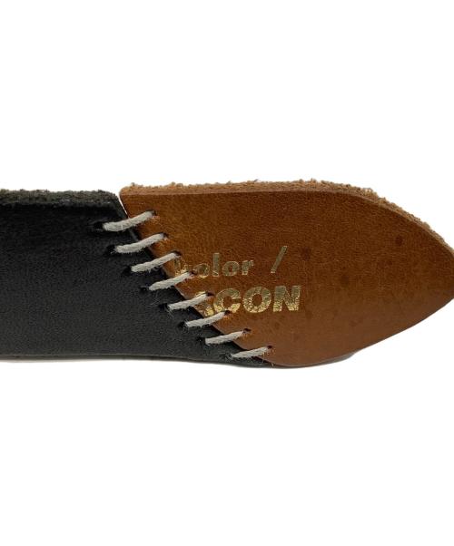 kolor/BEACON（カラービーコン）kolor/BEACON (カラービーコン) パッチワークレザーベルトの古着・服飾アイテム