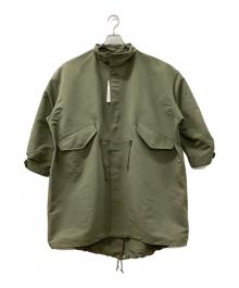 BEAUTY&YOUTH（ビューティーアンドユース）の古着「ポリエステルOX モッズコート」｜グリーン