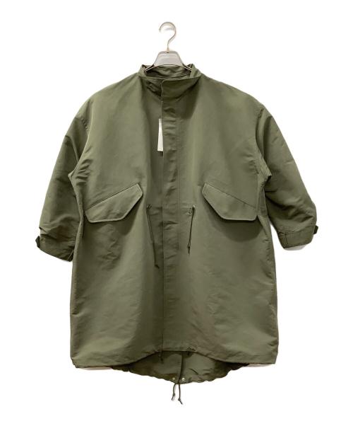BEAUTY&YOUTH（ビューティーアンドユース）BEAUTY&YOUTH (ビューティーアンドユース) ポリエステルOX モッズコート グリーン サイズ:Sの古着・服飾アイテム