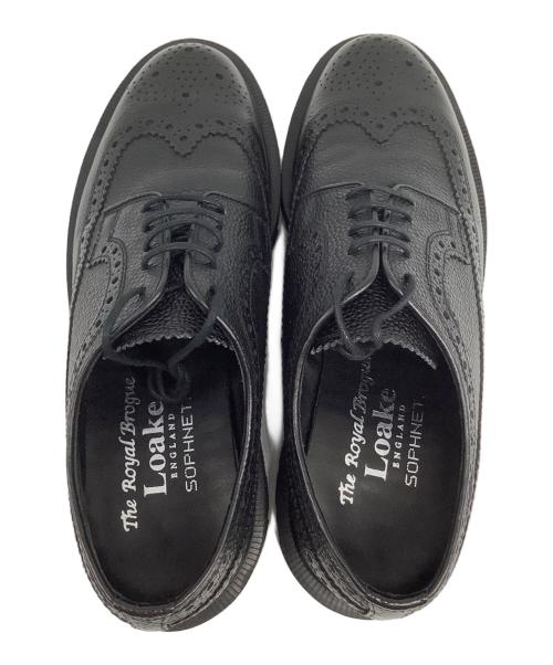 LOAKE（ローク）LOAKE (ローク) SOPHNET. (ソフネット) ウィングチップシューズ ブラック サイズ:7の古着・服飾アイテム