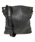 BOTTEGA VENETAボッテガベネタ）の古着「イントレチャート ショルダーバッグ」｜ブラック