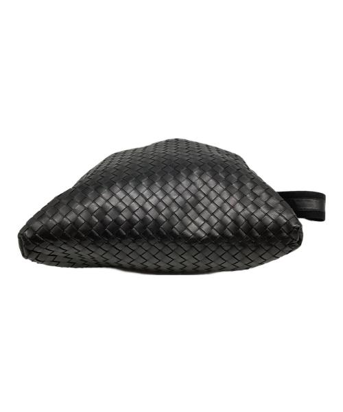 BOTTEGA VENETA（ボッテガベネタ）BOTTEGA VENETA (ボッテガベネタ) イントレチャート ショルダーバッグ ブラックの古着・服飾アイテム