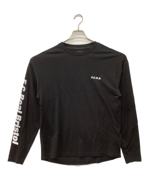 F.C.Real Bristol（エフシーレアルブリストル）F.C.Real Bristol (エフシーレアルブリストル) WOOL BLEND AUTHENTIC L/S TEE ブラック サイズ:Mの古着・服飾アイテム