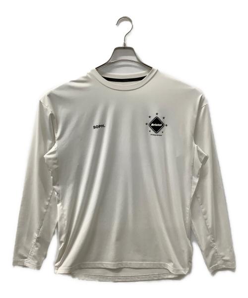 F.C.Real Bristol（エフシーレアルブリストル）F.C.Real Bristol (エフシーレアルブリストル) AUTHENTIC TEAM TOUR L/S TOP ホワイト サイズ:Mの古着・服飾アイテム