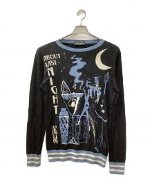 DOLCE & GABBANA（ドルチェ＆ガッバーナ）の古着「ニット」｜ブラック×ブルー