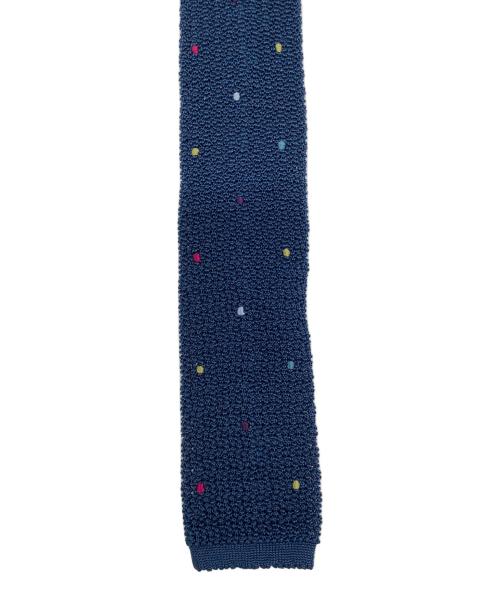 HERMES（エルメス）HERMES (エルメス) ニットネクタイ ブルー サイズ:-の古着・服飾アイテム