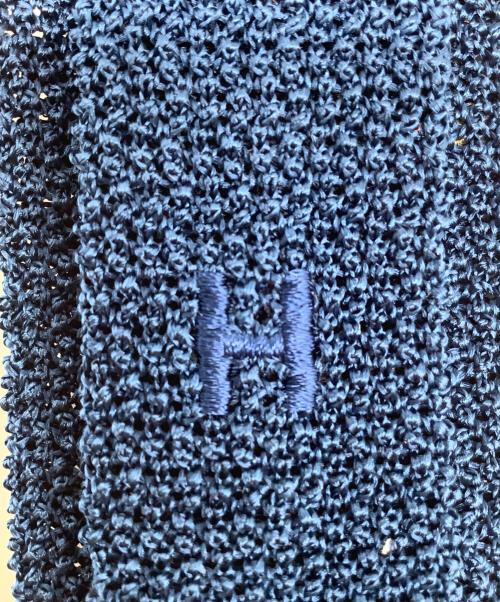 HERMES（エルメス）HERMES (エルメス) ニットネクタイ ブルー サイズ:-の古着・服飾アイテム