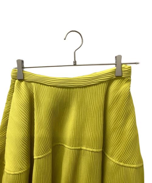 LE CIEL BLEU（ルシェルブルー）LE CIEL BLEU (ルシェルブルー) ロングスカート イエロー サイズ:38の古着・服飾アイテム