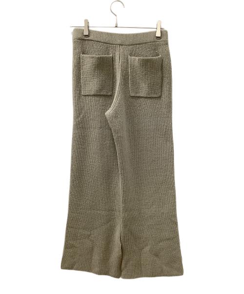 heliopole（エリオポール）heliopole (エリオポール) MIDDLE GAUGE SIDE SLIT PANTs ベージュ サイズ:36の古着・服飾アイテム